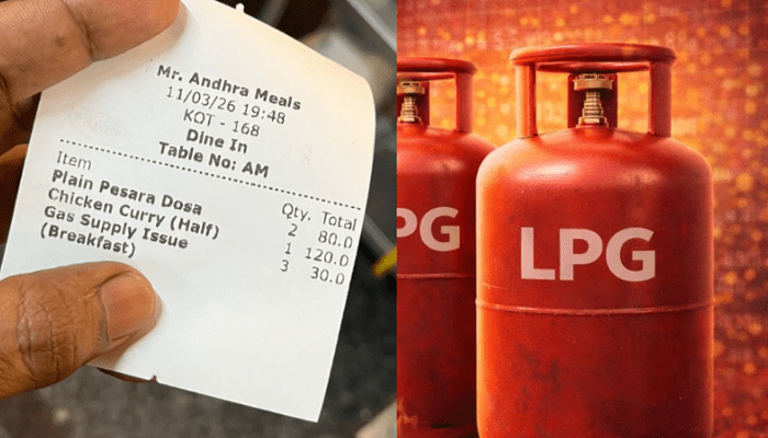 ಹೋಟೆಲ್‌ನಲ್ಲಿ ತಿಂಡಿ ತಿಂದ ಗ್ರಾಹಕನಿಗೆ ಶಾಕ್! – ಬಿಲ್‌ನಲ್ಲಿ 30 ರೂ. ಗ್ಯಾಸ್‌ ಸಪ್ಲೈ ಚಾರ್ಜ್‌!‌