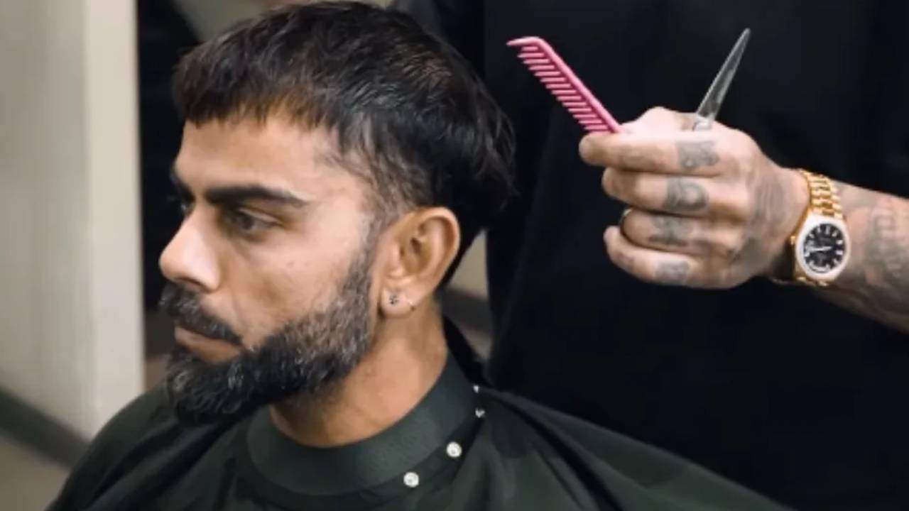 ವಿರಾಟ್‌ ಕೊಹ್ಲಿ ಹೊಸ ಹೇರ್‌ ಸ್ಟೈಲ್‌ಗೆ ಫ್ಯಾನ್ಸ್ ಫಿದಾ