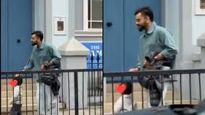 ಮುದ್ದು ಮಗನ ಜೊತೆ ಲಂಡನ್ ಬೀದಿಯಲ್ಲಿ ವಿರಾಟ್ ರೌಂಡ್ಸ್ – ಸಾಮಾನ್ಯನಂತೆ ಕಿಂಗ್ ಕೊಹ್ಲಿ ಸುತ್ತಾಟ