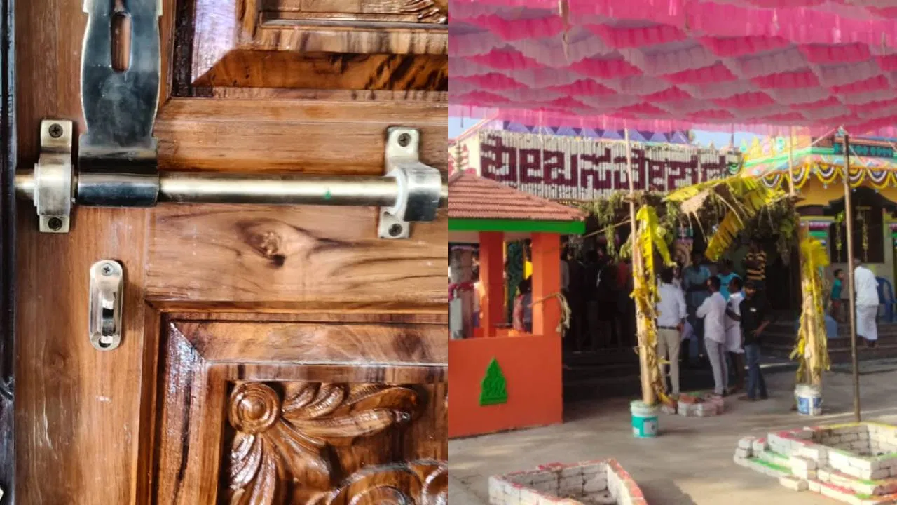 ಚಾಮರಾಜನಗರ ಜಿಲ್ಲೆಯ ದೇಗುಲಕ್ಕೆ ಕಳ್ಳರ ಕಾಟ- ಮಾರಮ್ಮ ದೇವಸ್ಥಾನದಲ್ಲಿ 4 KG ಬೆಳ್ಳಿ, 30 ಗ್ರಾಂ ಚಿನ್ನಕ್ಕೆ ಕನ್ನ