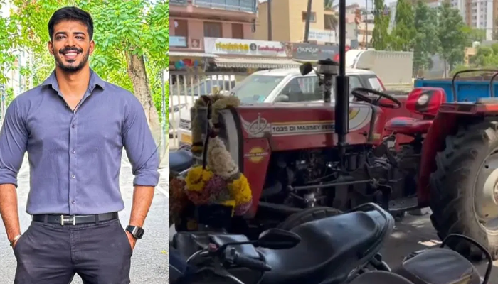 ಜಾತ್ರೆಗೆ ಹೋದ ಮದುಮಗ ದುರಂತ ಅಂತ್ಯ! – ಪಲ್ಲಕ್ಕಿ ಹೊತ್ತ ಟ್ರ್ಯಾಕ್ಟರ್​ ಹರಿದು ಯುವಕ ಸಾವು!