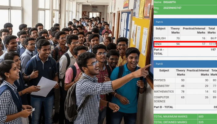 ಹಿಂದಿ ಪರೀಕ್ಷೆಯಲ್ಲಿ 100ಕ್ಕೆ 111 ಮಾರ್ಕ್ಸ್! – ಈ ಎಡವಟ್ಟಿಗೆ ಯಾರು ಹೊಣೆ!