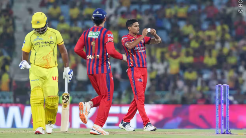 LSG ಏಟಿಗೆ ಹಾದಿ ತಪ್ಪಿದ ಚೆನ್ನೈ – ಆಕಾಶ್ ಚೀಟಿ, ಮಾರ್ಷ್ ಏಟಿಗೆ ಪಲ್ಟಿRCB ಕೈಯಲ್ಲಿ CSK ಭವಿಷ್ಯ