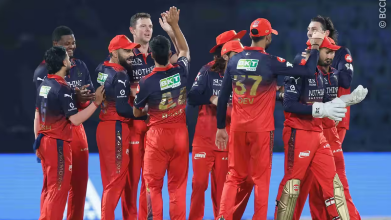 RCB ಅಸಲಿ ಆಟ ಶುರು – ಟಾಪ್-2 ಪಟ್ಟಕ್ಕೆ ಹೇಗಿದೆ ರೇಸ್?5 ಪಂದ್ಯಗಳಲ್ಲಿ ಎಷ್ಟು ಗೆಲ್ಲಬೇಕು?