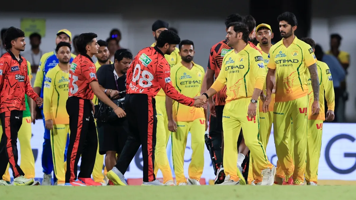ಧೋನಿ ಎದುರಲ್ಲೇ ನೆಲ ಕಚ್ಚಿದ CSK – ವಿಶಿಲ್ ಹಾಕಿ ಮನೆಗೆ ಕಳಿಸಿದ ಕಿಶನ್ಪ್ಲೇ ಆಫ್ಸ್ ಪಟ್ಟಕ್ಕೇರಿದ ಹೈದ್ರಾಬಾದ್