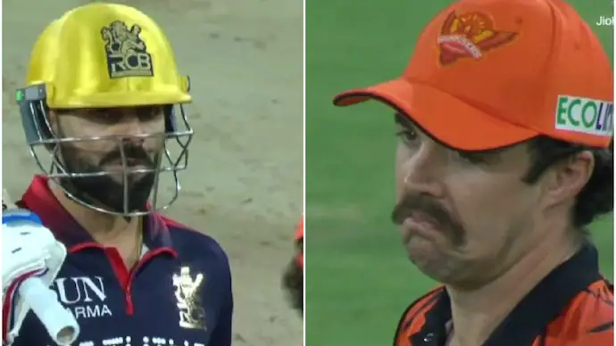 RCB VS SRH ಪಂದ್ಯದಲ್ಲಿ ಹೆಡ್ ಜೊತೆ ವಿರಾಟ್ ಕಿರಿಕ್ – ತಪ್ಪು ಮಾಡಿದ್ರಾ ಕಿಂಗ್?
