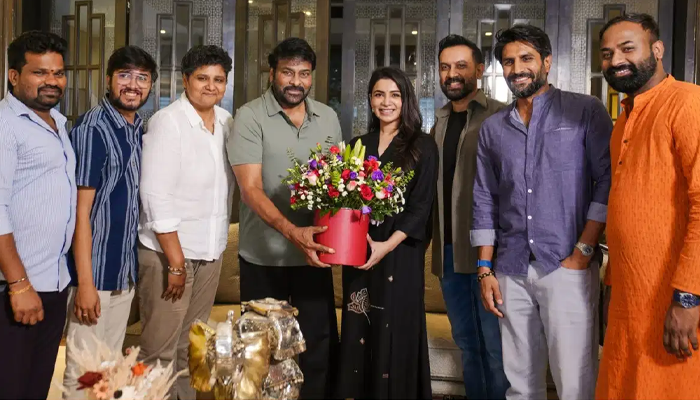 ಗರ್ಭಿಣಿ ಸಮಂತಾರನ್ನು ಸತ್ಕರಿಸಿದ ಚಿರಂಜೀವಿ – ಮೆಗಾಸ್ಟಾರ್ ಮನೆಯಲ್ಲಿ ನಟಿಗೆ ವಿಶೇಷ ಉಡುಗೊರೆ