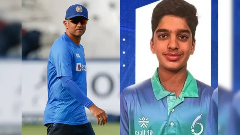 ಟೀಮ್ ಇಂಡಿಯಾಕ್ಕೆ ರಾಹುಲ್ ದ್ರಾವಿಡ್ ಪುತ್ರ ಎಂಟ್ರಿ – ವಿಕೆಟ್ ಕೀಪರ್ ಆಗಿ ಅನ್ವಯ್ ದ್ರಾವಿಡ್ ಆಯ್ಕೆ