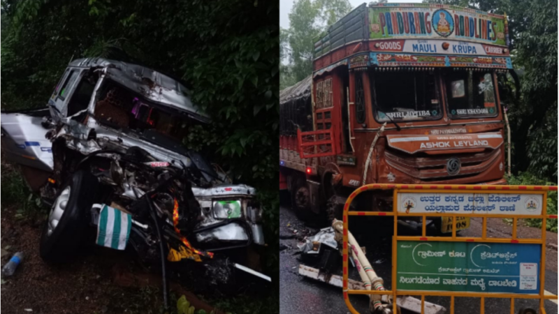 ಅರಬೈಲ್ ಘಾಟ್‌ನಲ್ಲಿ ಕ್ರೂಸರ್- ಲಾರಿ ಡಿಕ್ಕಿ, 7 ಯುವಕರು ಸಾವು – ಮುಗಿಲು ಮುಟ್ಟಿದ ಕುಟುಂಬಸ್ಥರ ಆಕ್ರಂದನ