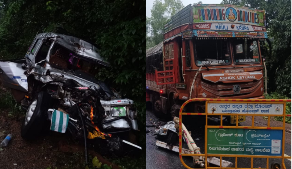 ಅರಬೈಲ್ ಘಾಟ್ನಲ್ಲಿ ಕ್ರೂಸರ್- ಲಾರಿ ಡಿಕ್ಕಿ, 7 ಯುವಕರು ಸಾವು – ಮುಗಿಲು ಮುಟ್ಟಿದ ಕುಟುಂಬಸ್ಥರ ಆಕ್ರಂದನ