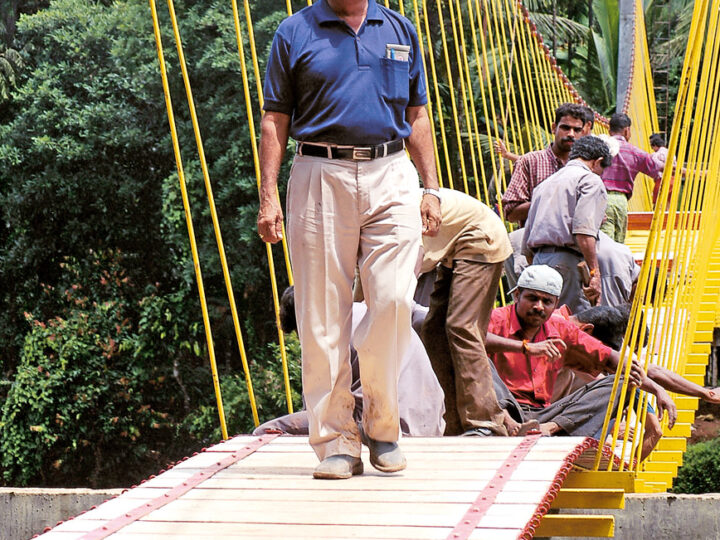 160 ತೂಗು ಸೇತುವೆ ನಿರ್ಮಿಸಿದ ಸುಳ್ಯದ ಸೇತುವೆ ಮನುಷ್ಯ ಇನ್ನಿಲ್ಲ – ಡಾ. ಗಿರೀಶ್ ಭಾರದ್ವಾಜ್ ವಿಧಿವಶ