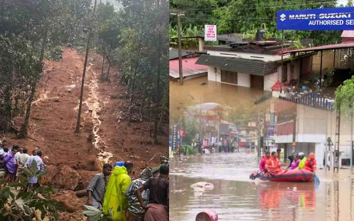 ಕೇರಳಂನಲ್ಲಿ ಮಳೆರಾಯನ ಆರ್ಭಟ- ಮನೆಗಳು ಜಲಾವೃತ,  ಭೂಕುಸಿತಕ್ಕೆ ಮೂವರು ಬಲಿ!
