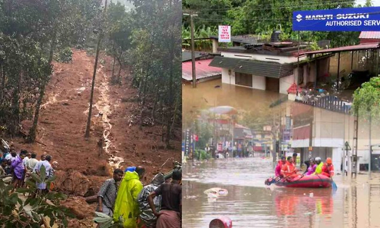 ಕೇರಳಂನಲ್ಲಿ ಮಳೆರಾಯನ ಆರ್ಭಟ- ಮನೆಗಳು ಜಲಾವೃತ, ಭೂಕುಸಿತಕ್ಕೆ ಮೂವರು ಬಲಿ!