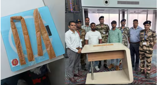 ಕೆಂಪೇಗೌಡ ವಿಮಾನ ನಿಲ್ದಾಣದಲ್ಲಿ ಚಿನ್ನದಂತಹ ಲೋಹದ ಪುಡಿ ಪತ್ತೆ – ಇಬ್ಬರು ಪ್ರಯಾಣಿಕರು ಏರ್ಪೋರ್ಟ್ ಪೊಲೀಸ್ ವಶಕ್ಕೆ