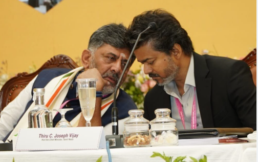 ಕಾವೇರಿ ಬಗ್ಗೆ ತಮಿಳುನಾಡು ಸಿಎಂ ವಿಜಯ್ ಮಾತು – ಡಿಕೆ ಶಿವಕುಮಾರ್ ಜೊತೆ ಏನೆಲ್ಲಾ ಮಾತುಕತೆ ನಡೀತು?