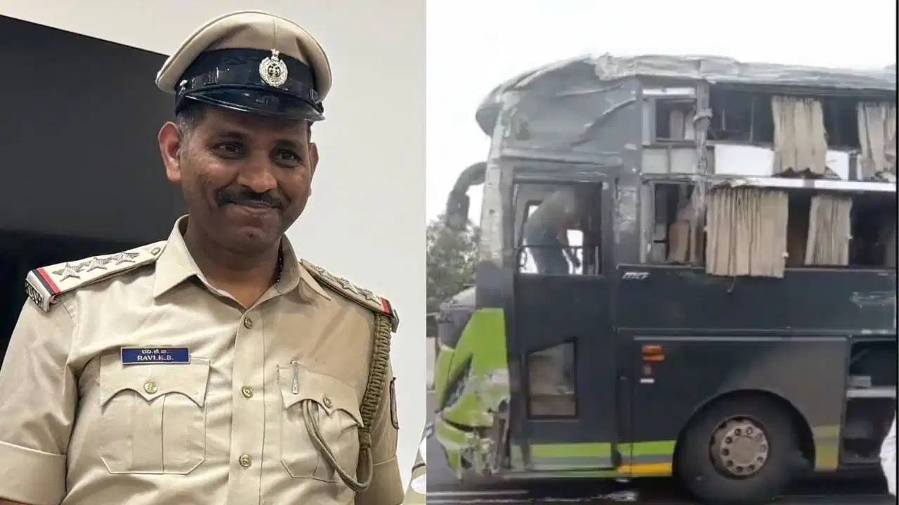 ಮಧ್ಯಪ್ರದೇಶದ ರಾಜ್ಗಢದಲ್ಲಿ ಬಸ್ ಅಪಘಾತ – ಬೆಂಗಳೂರು ಕ್ರೈಂ ಪೊಲೀಸ್ ಇನ್ಸ್ಪೆಕ್ಟರ್ ಸಾ*ವು