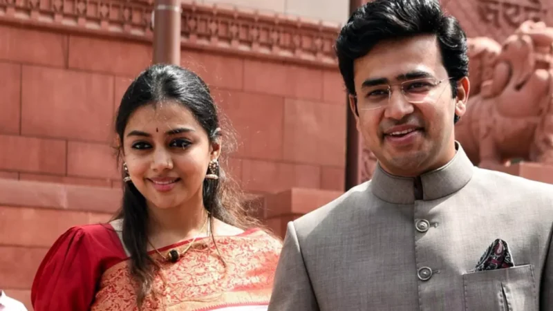 ರೈಲಿನಲ್ಲಿ ತೇಜಸ್ವಿ ಸೂರ್ಯ ಪತ್ನಿಗೆ  ಕಹಿ ಅನುಭವ!-  ಸಾರ್ವಜನಿಕರ ವರ್ತನೆಗೆ ಶಿವಶ್ರೀ ಬೇಸರ