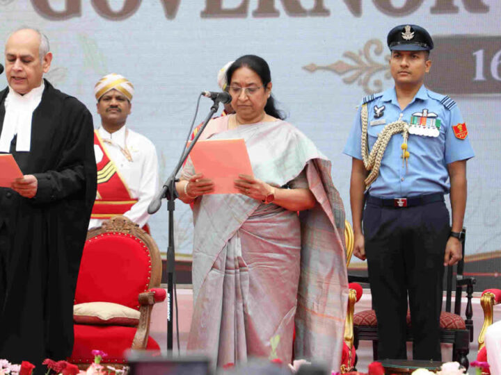ಕರ್ನಾಟಕಕ್ಕೆ ನೂತನ ರಾಜ್ಯಪಾಲರಾಗಿ ಸುಧಾ ಯಾದವ್ ಪ್ರಮಾಣ ವಚನ ಸ್ವೀಕಾರ