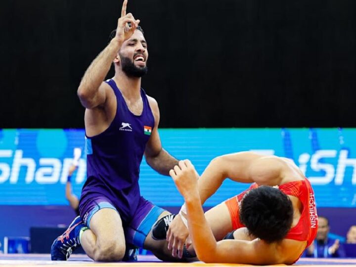 2-9ರಿಂದ 10-9… ಕೊನೆಯ ಕ್ಷಣದವರೆಗೂ ಹೋರಾಡಿ ಚಿನ್ನ ಗೆದ್ದ ಭಾರತದ ಸುಜೀತ್ ಕಲ್ಕಲ್‌